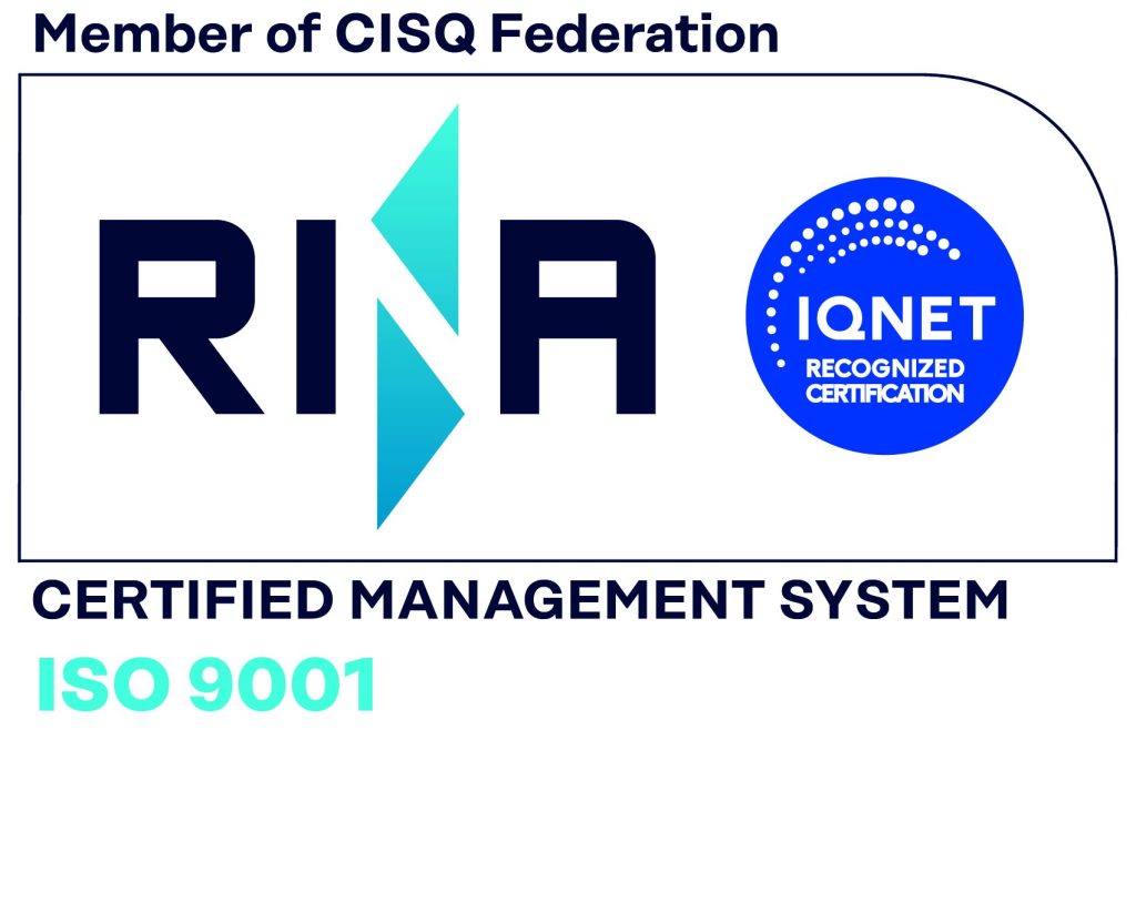 Certified Management System RINA ISO 9001 CISQ Federation